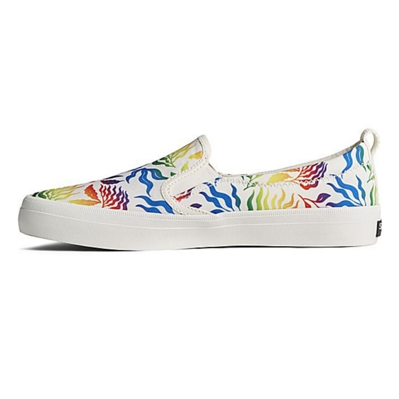 Sperry Peace Rainbow Pride NWT BNIB Top Siders Slipons Boat Limited Edition - Picture 10 of 17
